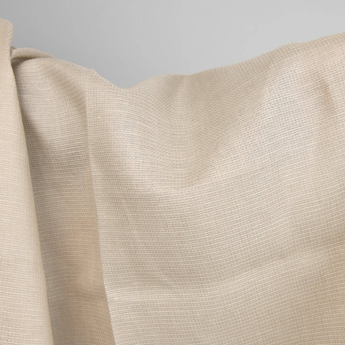 linen wool fabric in sand color, not washed