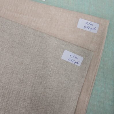 set of linen fabric cuts 632