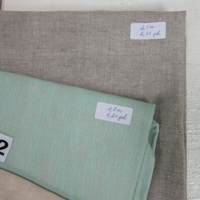 set of linen fabric cuts 632