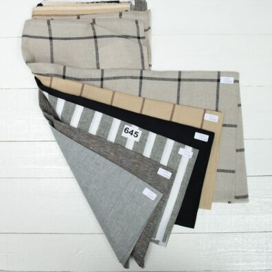 5800-645 set of linen fabric cuts No. 645