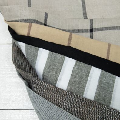 set of linen fabric cuts 645
