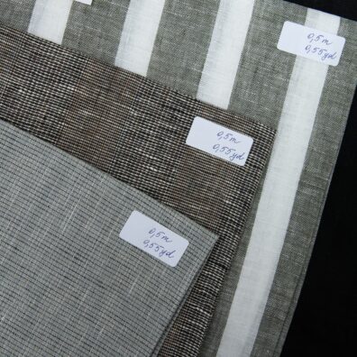 set of linen fabric cuts 645