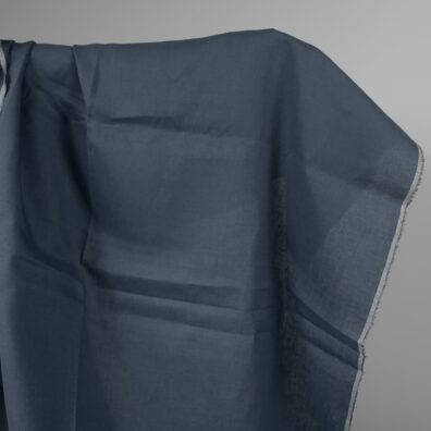 Jeans blue linen fabric