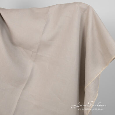 Sand grey linen fabric
