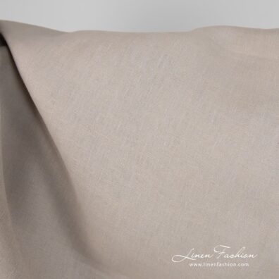 Sand grey linen fabric product picture