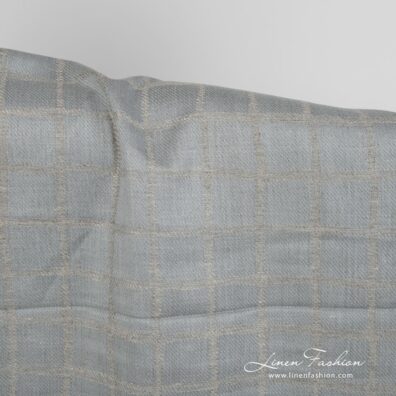 Linen cotton fabric blueish grey double-sided 155cm product photo