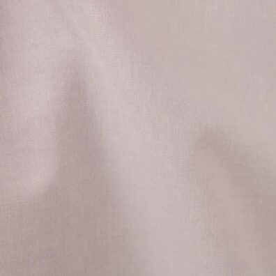 Wide linen cotton fabric lilac colour close view