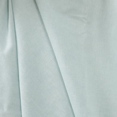 Wide linen cotton fabric pale turquoise colour product photo