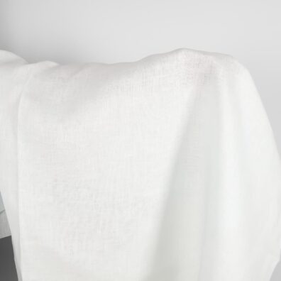 Linen fabric in illusion blue colour