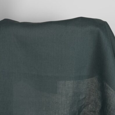 Linen fabric in orion blue colour product photo