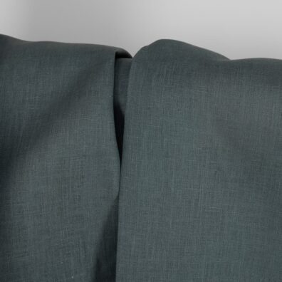 Linen fabric in orion blue colour texture