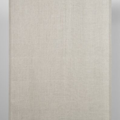 Narrow linen fabric natural beige colour