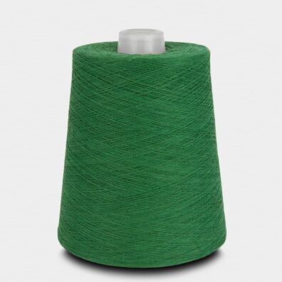 Cotton yarn emerald green