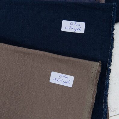 Linen Fabric Cuts, Set No. 762