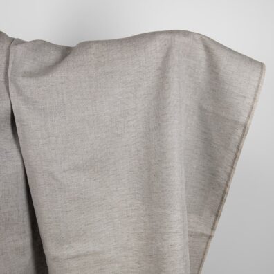 Linen fabric grey-brown and anthracite