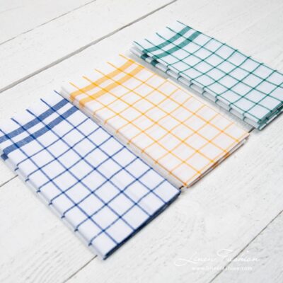Kitchen towel Set No. 27 5 Linen cotton kitchen towel sets consists of 3 towels