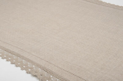 NORA Table runner natural linen