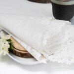 NORA Table napkin white
