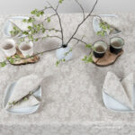 FLORA Table napkin beige