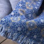 FLORE Blanket blue