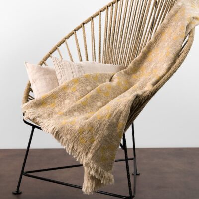 FLORE brown blanket