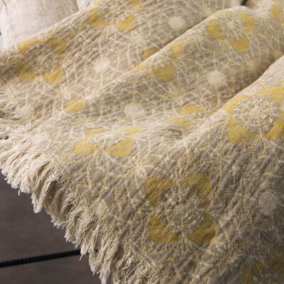 FLORE brown blanket