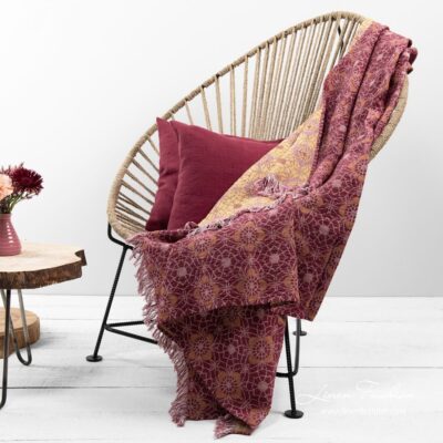 FLORE Blanket red