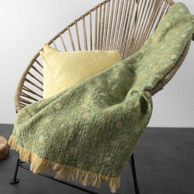 FLORE Blanket green