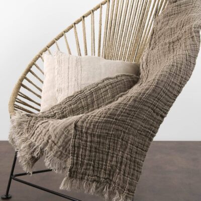 RUDI Blanket brown 6 RUDI Blanket brown