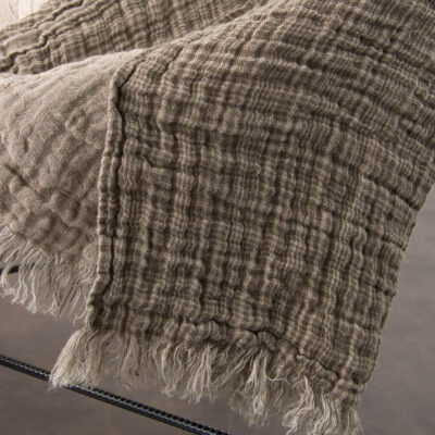 RUDI Blanket brown 8 RUDI Blanket brown