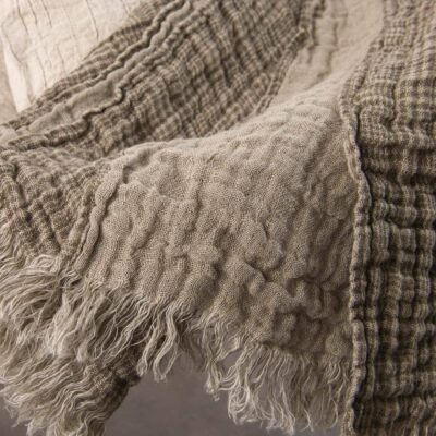 RUDI Blanket brown 7 RUDI Blanket brown