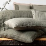 FONDA Bedspread grey green