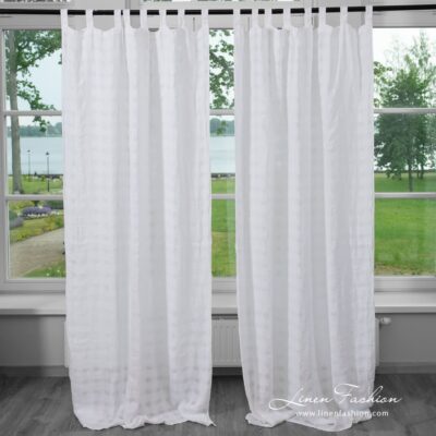 KORI Curtain optical white 6 KORI optical white linen curtain