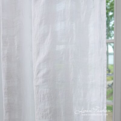 KORI Curtain optical white 9 Optical white linen curtain