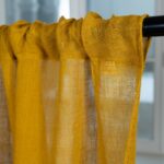 BOHEMIA Curtain mustard yellow