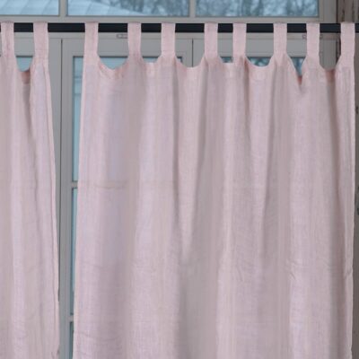 BOHEMIA Curtain light pink 9 pink linen curtains, gauze