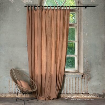 ATLANTA Curtain brown 5 Atlanta brown curtain.