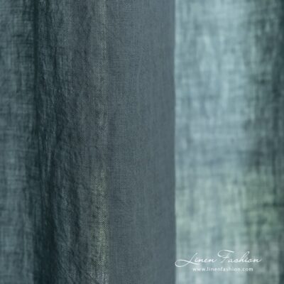 ATLANTA Curtain blue grey 8 Atlanta curtain in blue grey.
