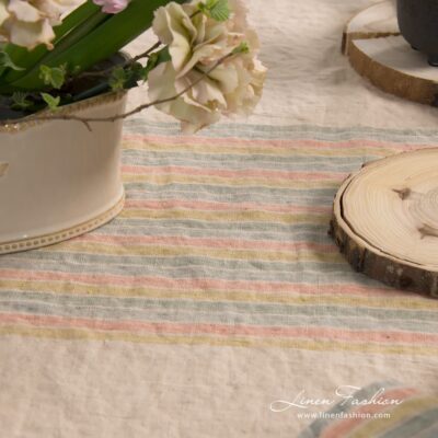 MEIZA Tablecloth brown 11 MEIZA tablecloth from pure linen.
