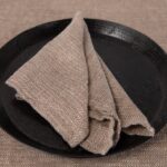 ALMOND Table napkin brown