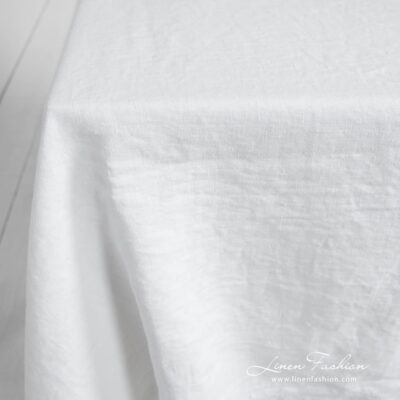 NARA Tablecloth white 10 NARA white linen tablecloth, specially washed