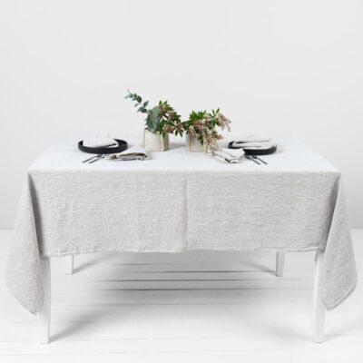 NARA Tablecloth beige 7 beige linen tablecloth