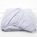 DOVI Fitted sheet light blue