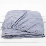 DOVI Fitted sheet grey blue