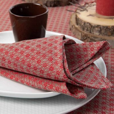 TONY Table napkin red