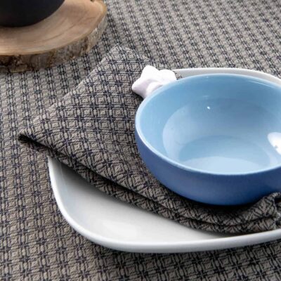 TONY Table napkin dark blue