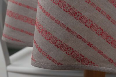 ORNA Tablecloth round/oval red 6 ORNA Tablecloth round/oval red