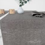 MINERAL Table runner grey