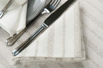 ORNA Table napkin white 4 ORNA Table napkin white