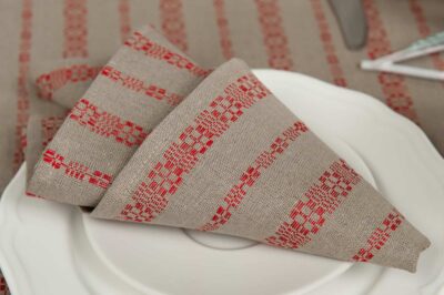 ORNA Table napkin red 3 ORNA Table napkin red